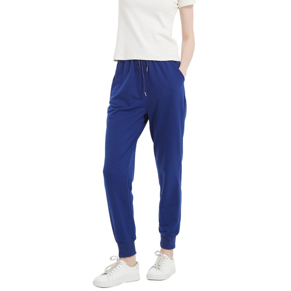 Sweatpant Pocket High Waist Sport Gym Athletic Fit Jogger Pants Lounge Trousers
